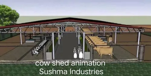 Cow dairy farm sheds manufacturer, exporter and trader